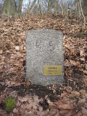 Oleška (Oleschau) - 1196 - 1953