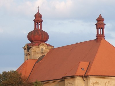 rok 2009 - stav střechy kostela sv. Anny po rekonstrukci