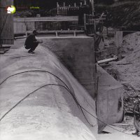 Vodní dílo na Střele u Žlutic - ve výstavbě 1965-1968 | výrobní porada na stavbě hráze - červenec 1966