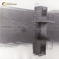 Vodní dílo na Střele u Žlutic - ve výstavbě 1965-1968 | vodárenské odběry v prostoru napouštěné vodní nádrže - listopad 1968