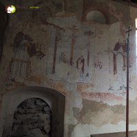 Malby a fresky lze zachránit i z demolovaných domů | Bor, kostel sv. Máří Magdalény