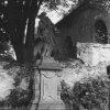 Štědrá - socha sv. Jana Nepomuckého | socha sv. Jana Nepomuckého ve Štědré v roce 1967