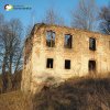Svatobor - fara | západní zahradní průčelí zdevastovaného barokního objektu fary ve Svatoboru - březen 2017