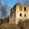 Svatobor - fara | zdevastovaný barokní objekt fary ve Svatoboru od severozápadu - březen 2017