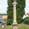 Žlutice - sloup se sochou sv. Alžběty | sloup se sochou sv. Alžběty ve Žluticích - červenec 2017