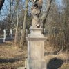 Stružná - socha sv. Jana Nepomuckého | renovovaná socha sv. Jana Nepomuckého - březen 2020