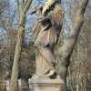 Stružná - socha sv. Jana Nepomuckého | restaurovaná vrcholová plastika světce - březen 2020