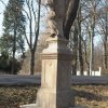 Stružná - socha sv. Jana Nepomuckého | zadní strana restaurované plastiky - březen 2020