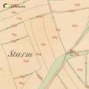 Žlutice - Železná muka | tzv. Žlezná muka na císařském otisku mapy stabilního katastru města Žlutice z roku 1841