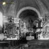 Palič - kostel sv. Anny | interiér farního kostela sv. Anny v Paliči na historické fotografii z doby kolem roku 1910 