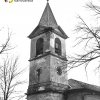 Palič - kostel sv. Anny | zvonová věž zchátralého kostela sv. Anny v Paliči na fotografii z roku 1966