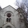 Cheb - kostel Nalezení sv. Kříže | vstupní průčelí kostela Nalezení sv. Kříže - duben 2012