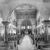 Cheb - kostel Nalezení sv. Kříže | interiér kostela Nalezení sv. Kříže v roce 1946