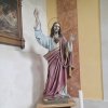 Andělská Hora - kostel sv. Michaela Archanděla | socha Srdce Ježíše Krista - červen 2014
