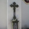 Bochov - kamenný kříž | přední strana kamenného kříže - březen 2011