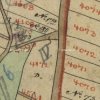 Bochov - železný kříž | železný kříž na rozcestí polních cest na výřezu císařského otisku mapy stabilního katastru města Bochov z roku 1841