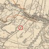 Dlouhá Lomnice - Polsterův kříž | Polsterův kříž u Dlouhé Lomnice na mapě topografické sekce 3. vojenského mapování ze 30. let 20. století