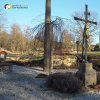 Německý Chloumek - Balnský kříž | obnovený Balnský kříž na nově upraveném prostranství uprostřed vsi Německý Chloumek - březen 2017