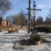 Německý Chloumek - Balnský kříž | obnovený Balnský kříž na nově upraveném prostranství uprostřed vsi Německý Chloumek - březen 2014