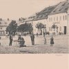 Bochov (Buchau) | náměstí v Bochově na historické pohlednici z roku 1901