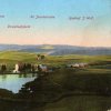 Bochov (Buchau) | Panský rybník s porcelánkou na kolorované pohlednici