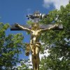 Chyše - železný kříž | plastika Ukřižovaného Krista - červenec 2012