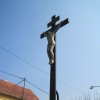 Chyše - železný kříž | plastika Ukřižovaného Krista - duben 2011