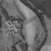Dvorec (Wurz) | ves Dvorec na vojenském leteckém snímkování z roku 1952