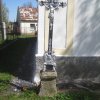 Protivec - železný kříž | železný kříž u kaple sv. Václava v Protivci- duben 2012