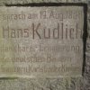 Tocov - pomník Hanse Kudlicha | 