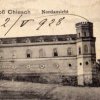Chyše - zámek | jihovýchodní průčelí zámku na pohlednici z roku 1928