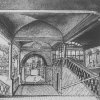 Karlovy Vary - kolonáda Nového pramene | interiér kolonády Nového pramene v 1. polovině 19. století