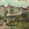 Karlovy Vary - Blanenský pavilon | komplex Blanenského pavilonu na pohlednici z roku 1910