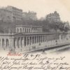 Karlovy Vary - Mlýnská kolonáda | Mlýnská kolonáda na historické pohlednici z roku 1898