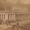Karlovy Vary - Mlýnská kolonáda | Mlýnská kolonáda na historické fotografii z konce 19. století