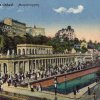 Karlovy Vary - Mlýnská kolonáda | Mlýnská kolonáda na pohlednici z počátku 20. století