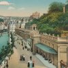 Karlovy Vary - Mlýnská kolonáda | Mlýnská kolonáda na kolorované pohlednici z roku 1906