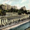 Karlovy Vary - Mlýnská kolonáda | Mlýnská kolonáda na kolorované pohlednici z roku 1907
