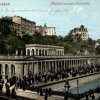 Karlovy Vary - Mlýnská kolonáda | Mlýnská kolonáda na kolorované pohlednici z roku 1909