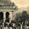 Karlovy Vary - Mlýnská kolonáda | prostor před Mlýnskou kolonádou na pohlednici z roku 1914