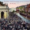 Karlovy Vary - Mlýnská kolonáda | prostor před Mlýnskou kolonádou na pohlednici z roku 1925