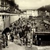 Karlovy Vary - Mlýnská kolonáda | prostor před Mlýnskou kolonádou ve 2. polovině 20. století