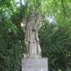 Chyše - socha sv. Jana Nepomuckého | socha sv. Jana Nepomuckého - červen 2012