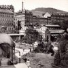 Karlovy Vary - Sadová kolonáda | promenáda u bývalého Blatenského pavilonu v roce 1897