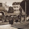 Karlovy Vary - Sadová kolonáda | promenádní prostor na fotografii z doby před rokem 1918