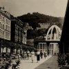 Karlovy Vary - Vřídelní kolonáda | provizorní kolonáda před rokem 1967