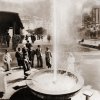 Karlovy Vary - Vřídelní kolonáda | pramenní váza po demolici litinové kolonády v roce 1939