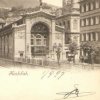 Karlovy Vary - litinová Vřídelní kolonáda | litinová Vřídelní kolonáda na historické pohlednici z roku 1897