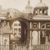 Karlovy Vary - litinová Vřídelní kolonáda | dokonnčovací práce na střeše kolonády - duben 1879