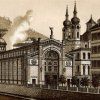 Karlovy Vary - litinová Vřídelní kolonáda 29 | litinová Vřídelní kolonáda na polygrafii z doby kolem roku 1900